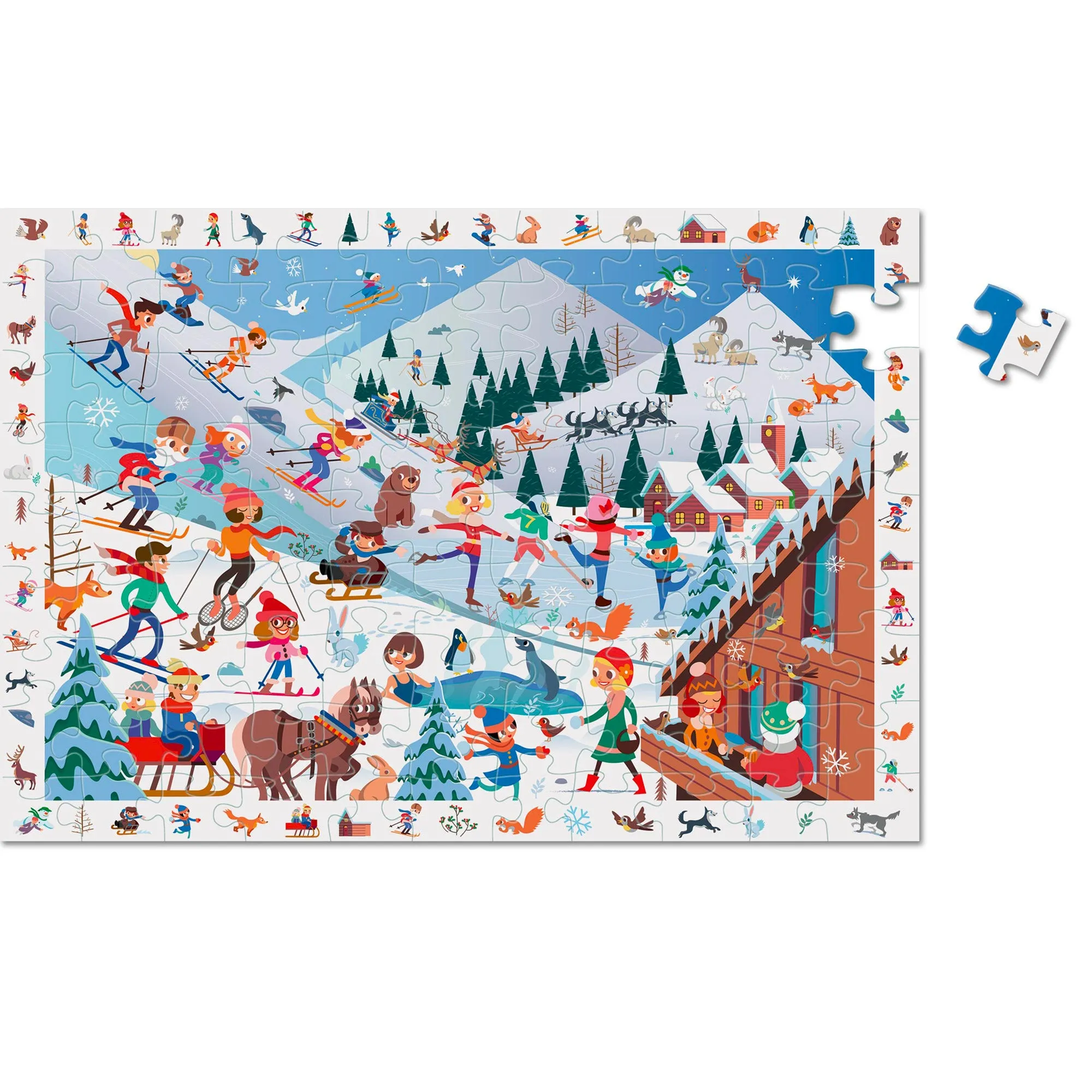 100-Piece Search & Find XXL Puzzle - "Sport"