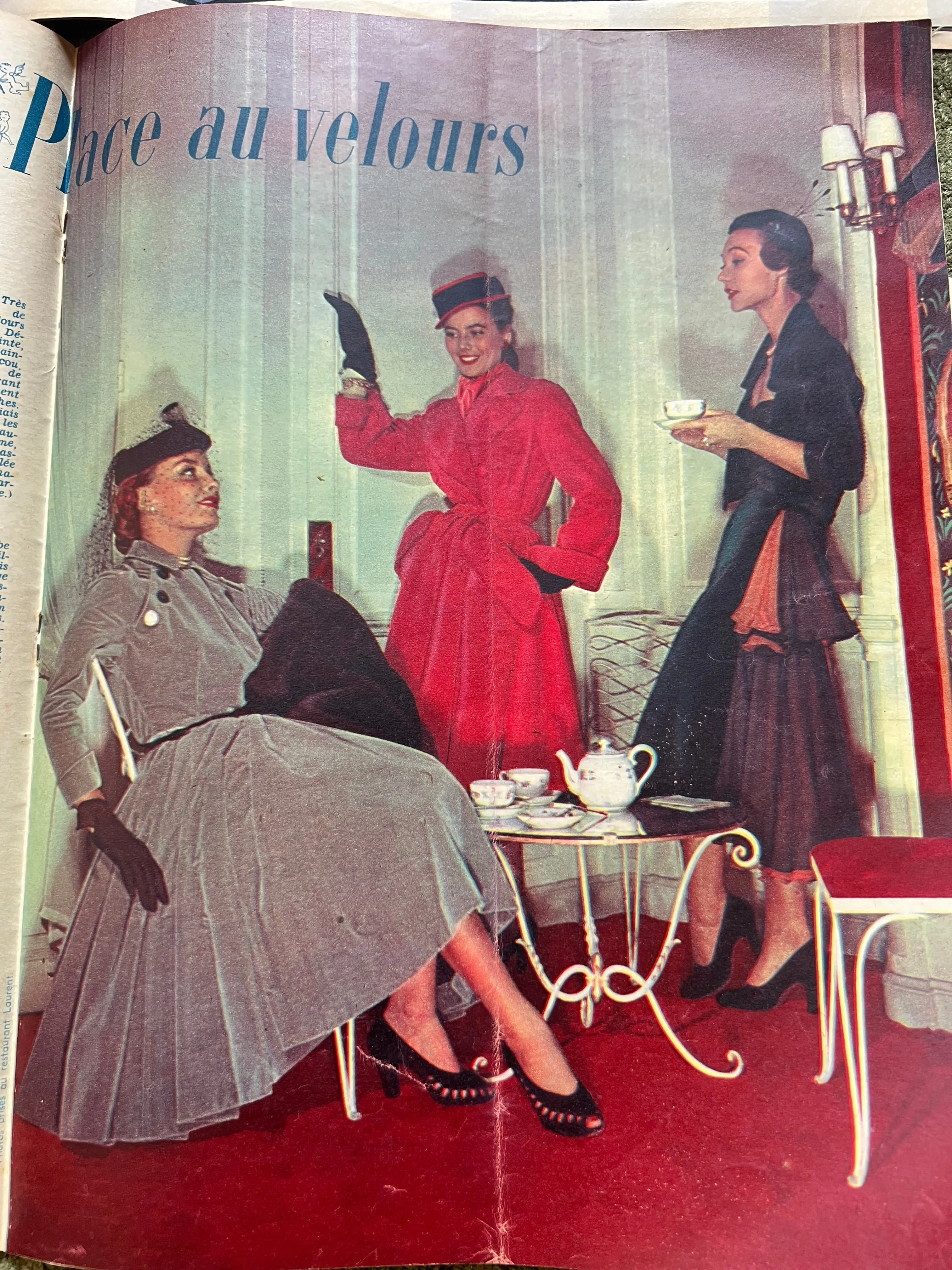 3 French Women's Magazines Marie France from 1946, 50 and 51 Perfect for Being Creative