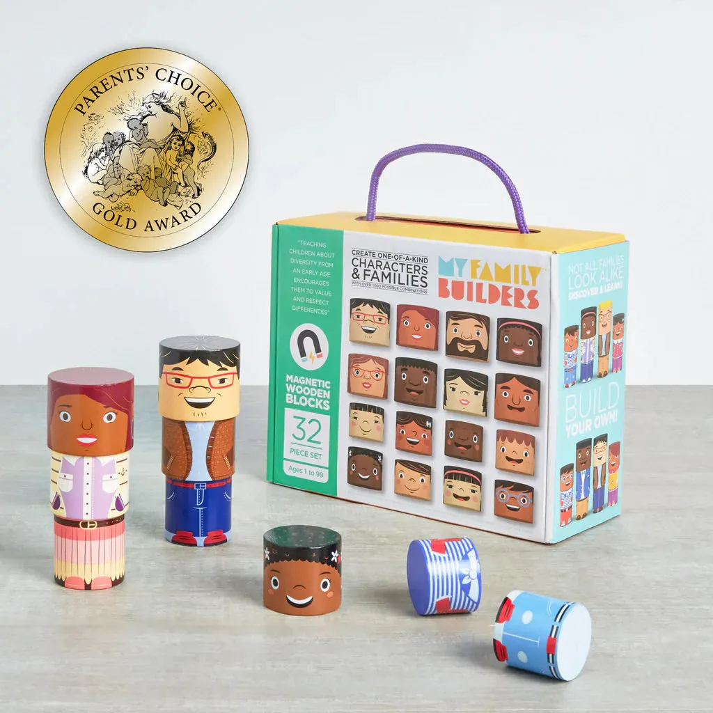 32-Piece Diverse Family Play Set