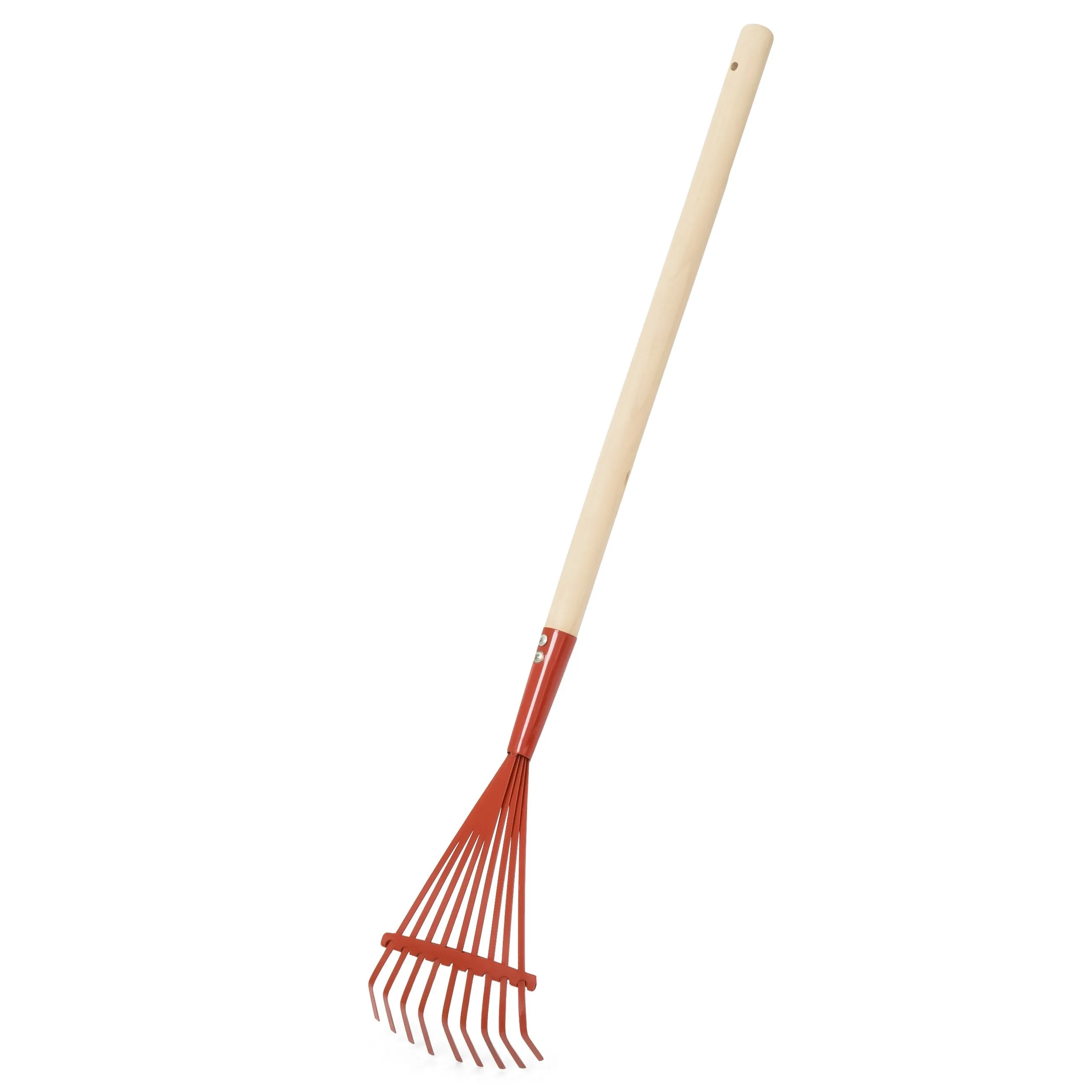 4-Piece Kids Outdoor Gardening Tool Set w/ Rake, Shovel, Hoe, Leaf Rake