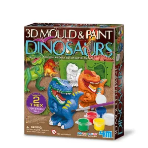 4M Mould & Paint Dinosaurs