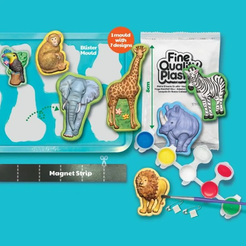 4M Mould & Paint Wildlife Animals