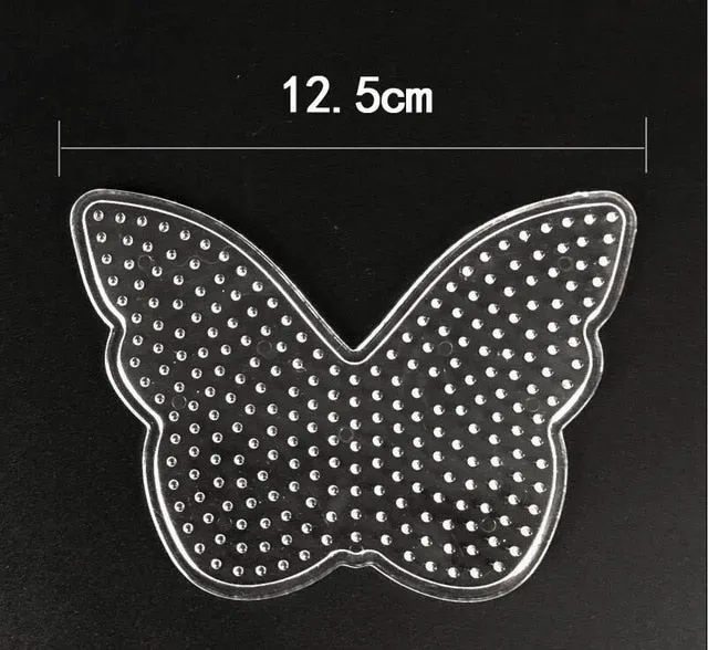 5mm Hama Beads Pegboard Toy DIY PUPUKOU Beads tool Educational Tangram Jigsaw Puzzle Template Kids Toy