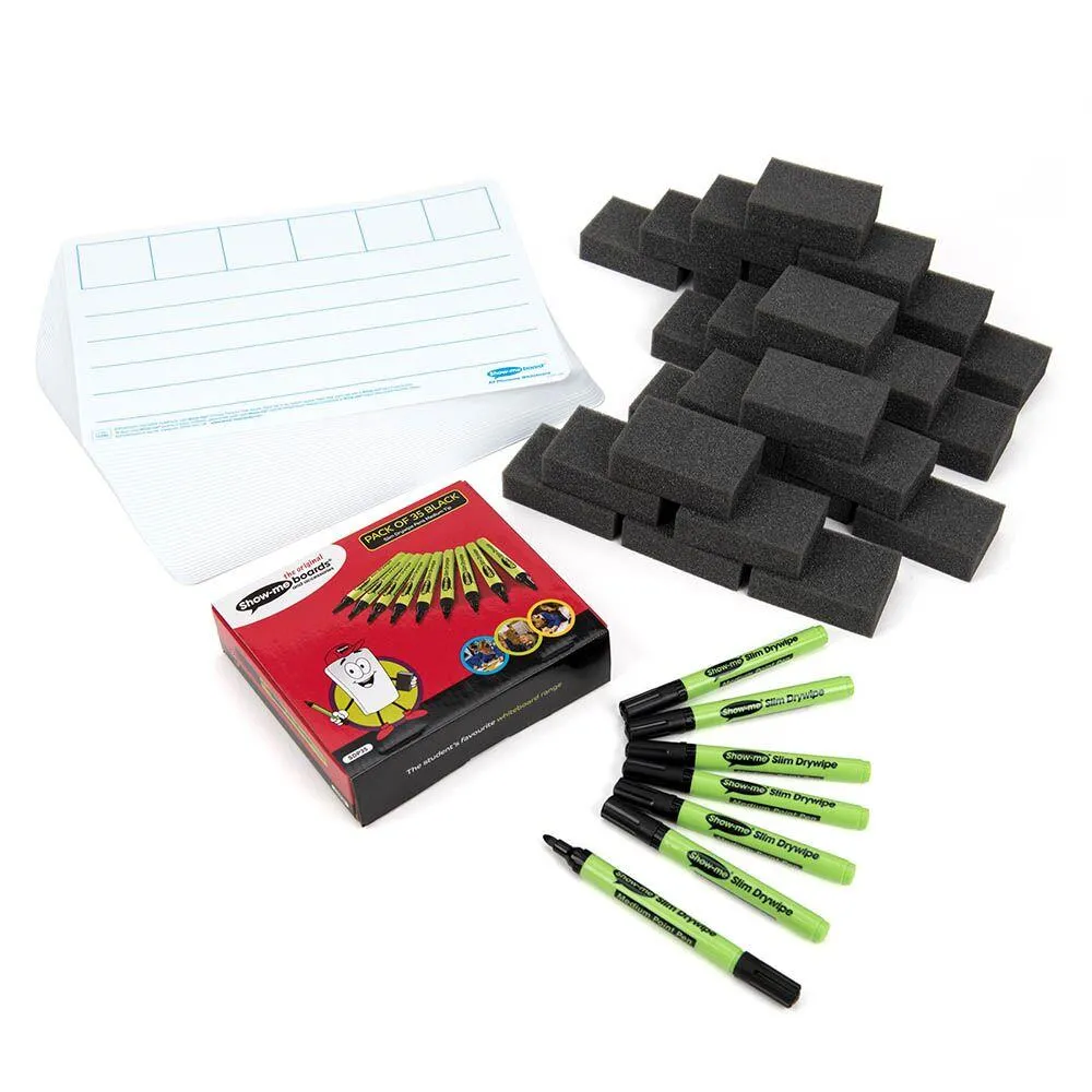 6 Phoneme Frame Whiteboards 35pk