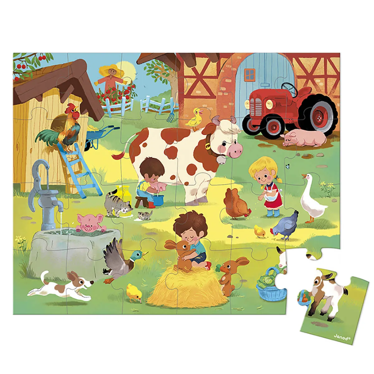 A Day At The Farm Puzzle by Janod