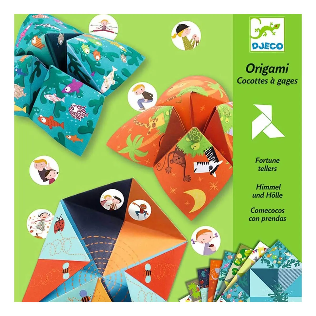 Animals Fortune Tellers Origami Craft Kit by Djeco