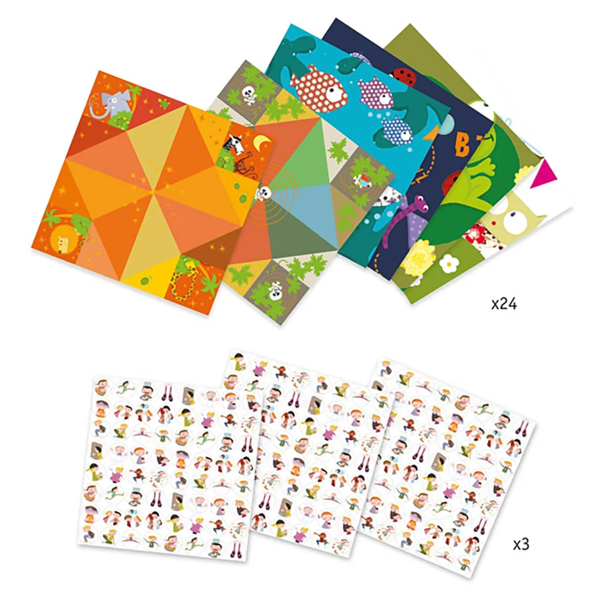 Animals Fortune Tellers Origami Craft Kit by Djeco