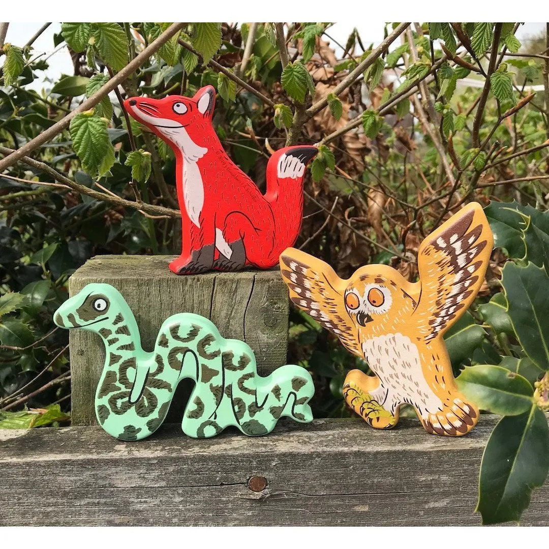 Bajo Wooden Figure - Fox