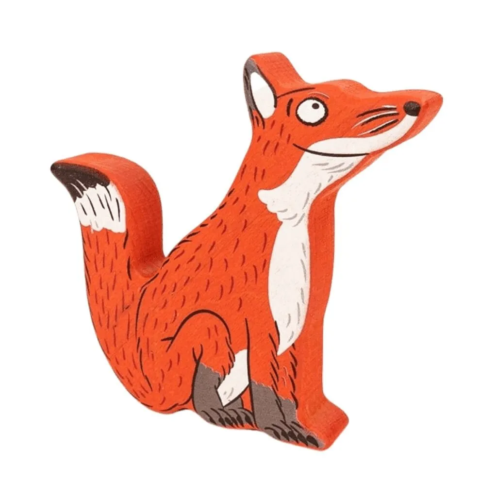 Bajo Wooden Figure - Fox