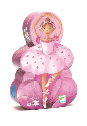 Ballerina and Flower puzzle 36 piece - Djeco