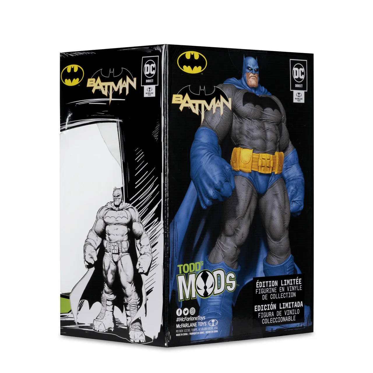 Batman (Todd's Mods) Limited Edition Collector Vinyl 4.5" Posed Figure - McFarlane Toys