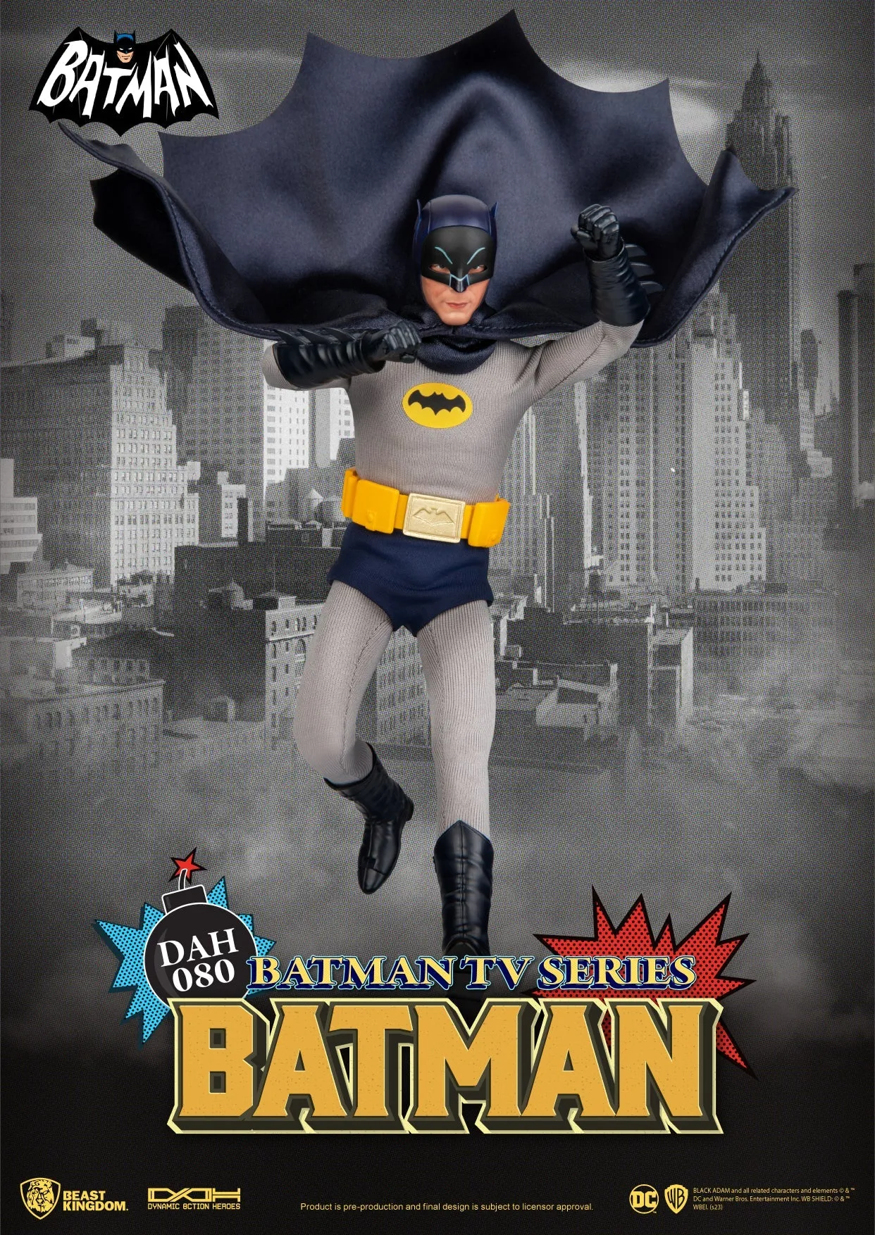 Batman TV Series Batman DAH-080 Dynamic 8-ction Heroes Action Figure - Beast Kingdom