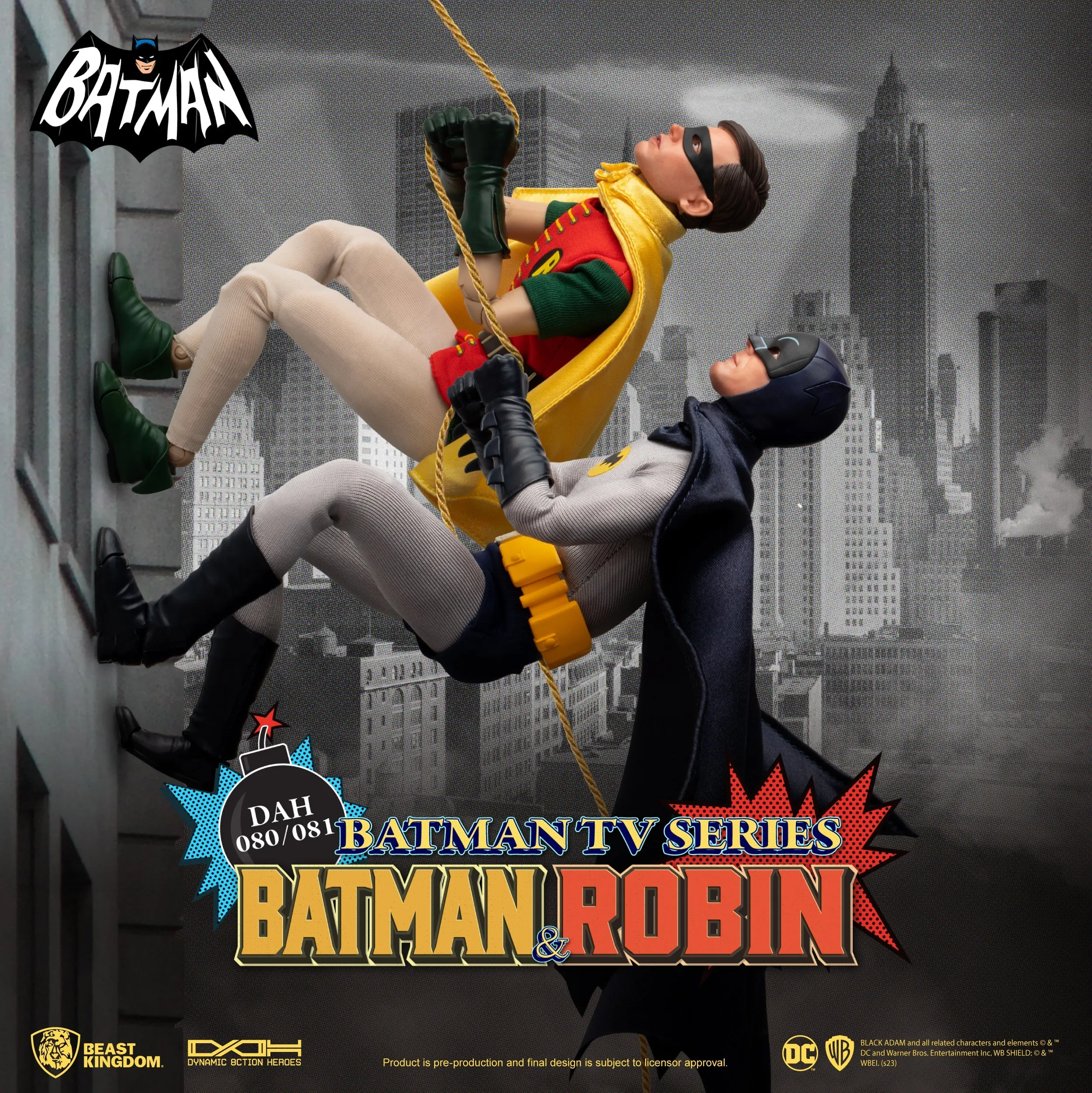 Batman TV Series Batman DAH-080 Dynamic 8-ction Heroes Action Figure - Beast Kingdom