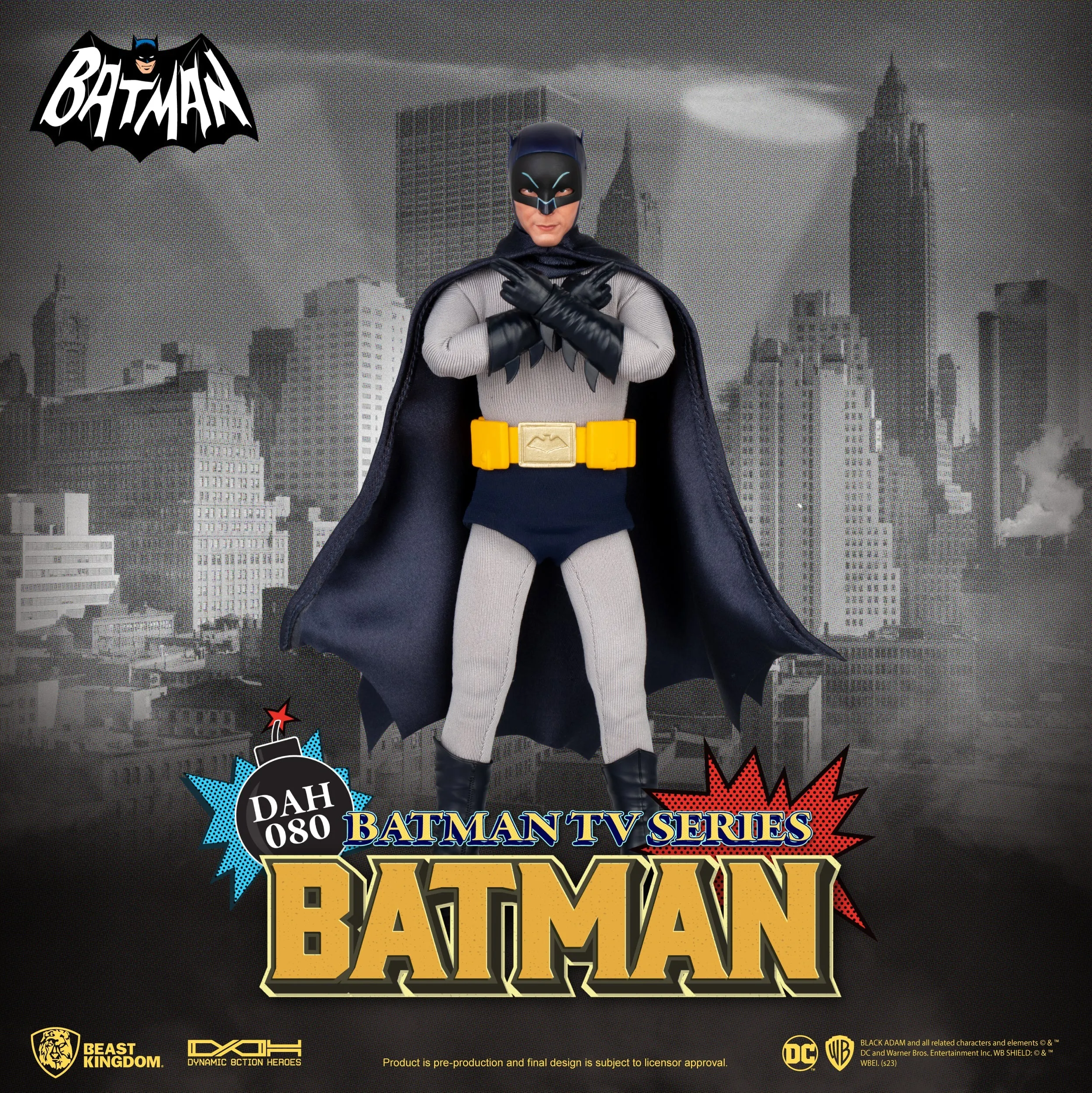 Batman TV Series Batman DAH-080 Dynamic 8-ction Heroes Action Figure - Beast Kingdom