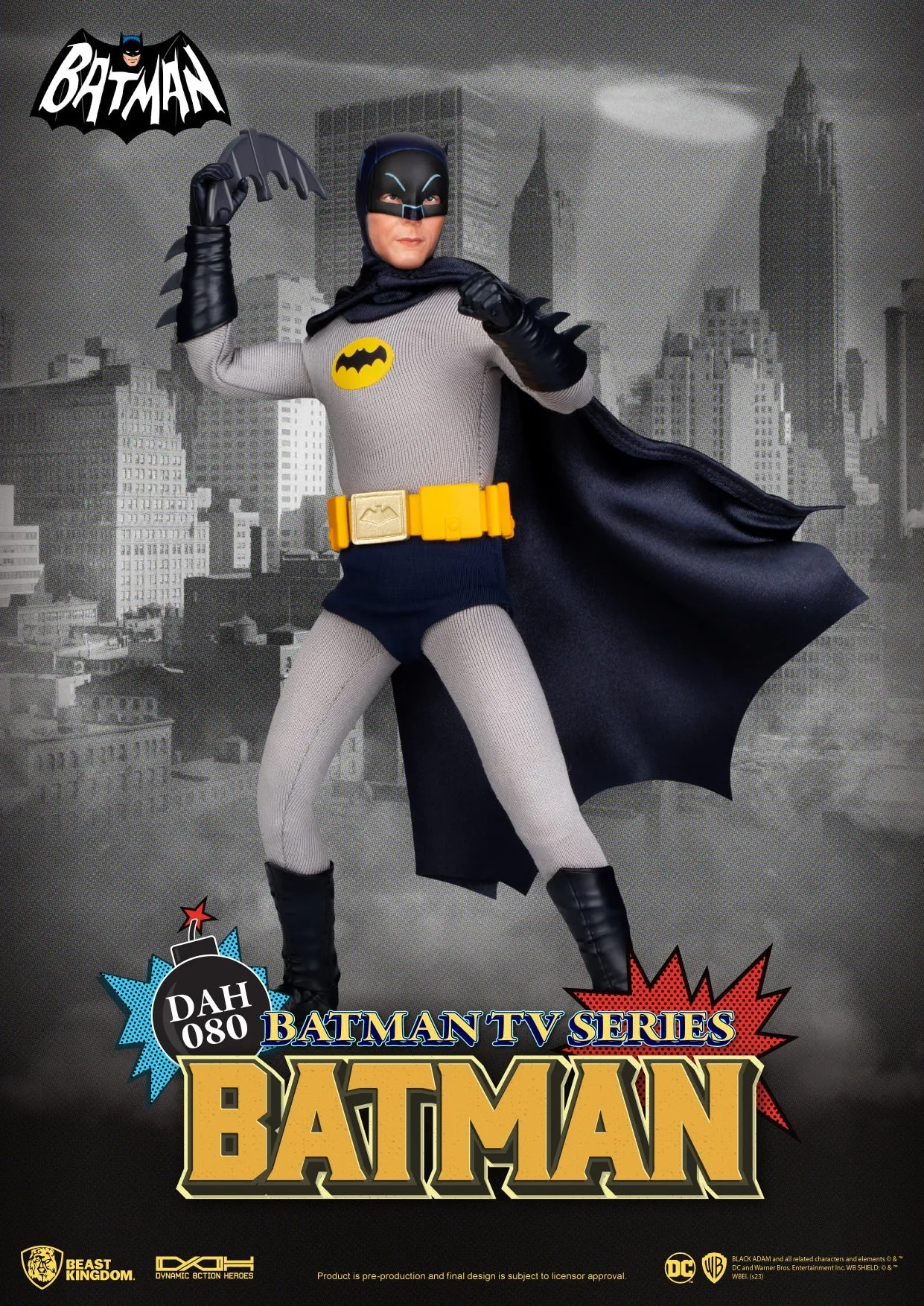 Batman TV Series Batman DAH-080 Dynamic 8-ction Heroes Action Figure - Beast Kingdom