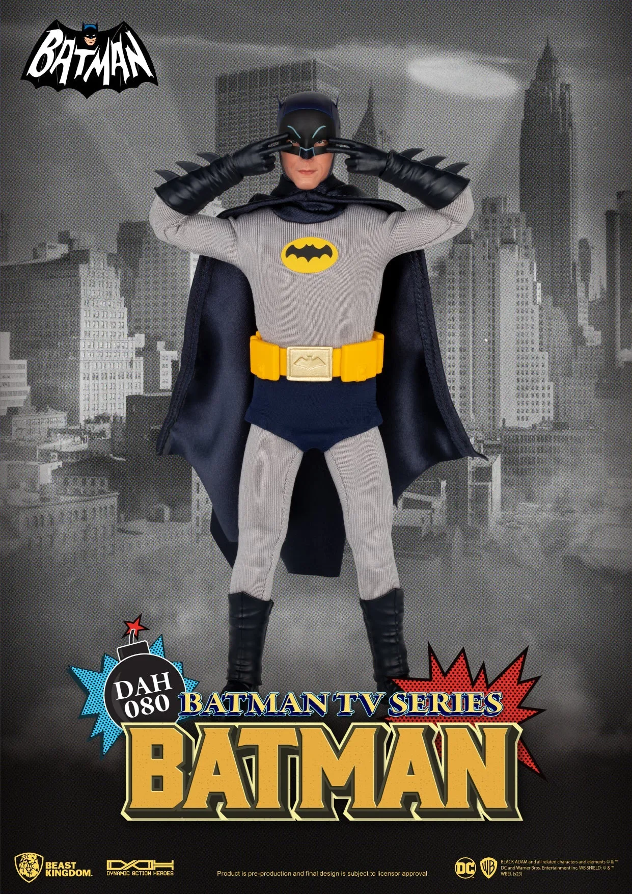 Batman TV Series Batman DAH-080 Dynamic 8-ction Heroes Action Figure - Beast Kingdom