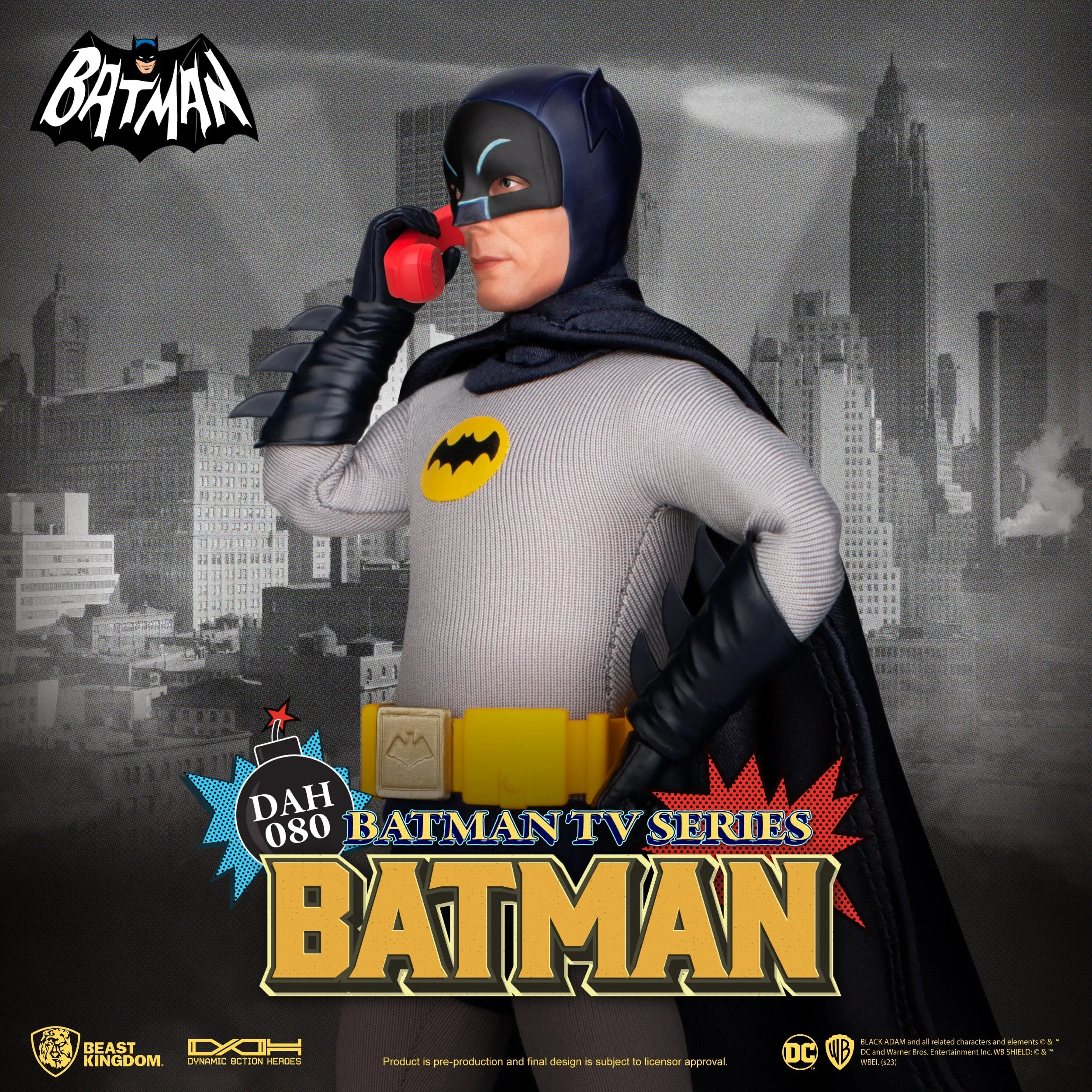Batman TV Series Batman DAH-080 Dynamic 8-ction Heroes Action Figure - Beast Kingdom