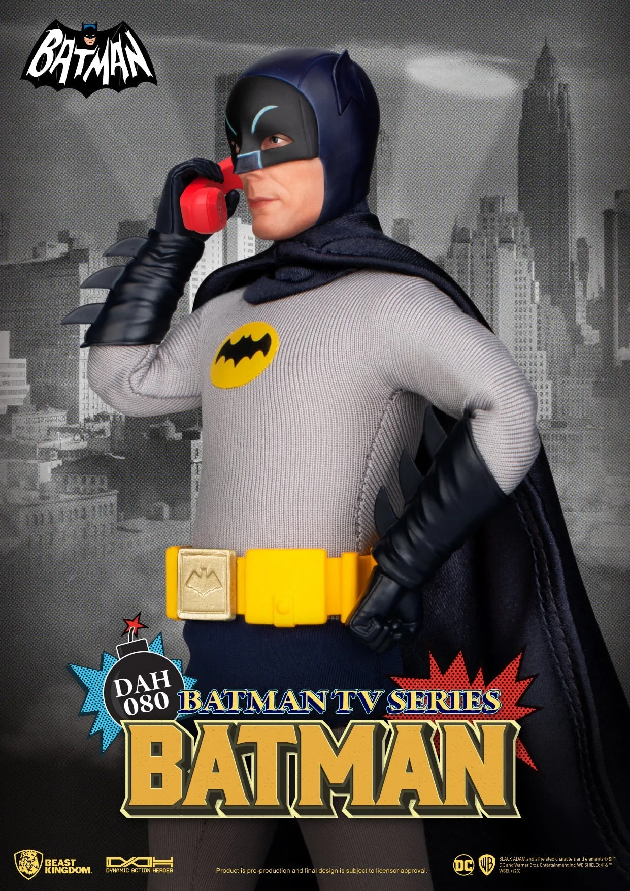 Batman TV Series Batman DAH-080 Dynamic 8-ction Heroes Action Figure - Beast Kingdom