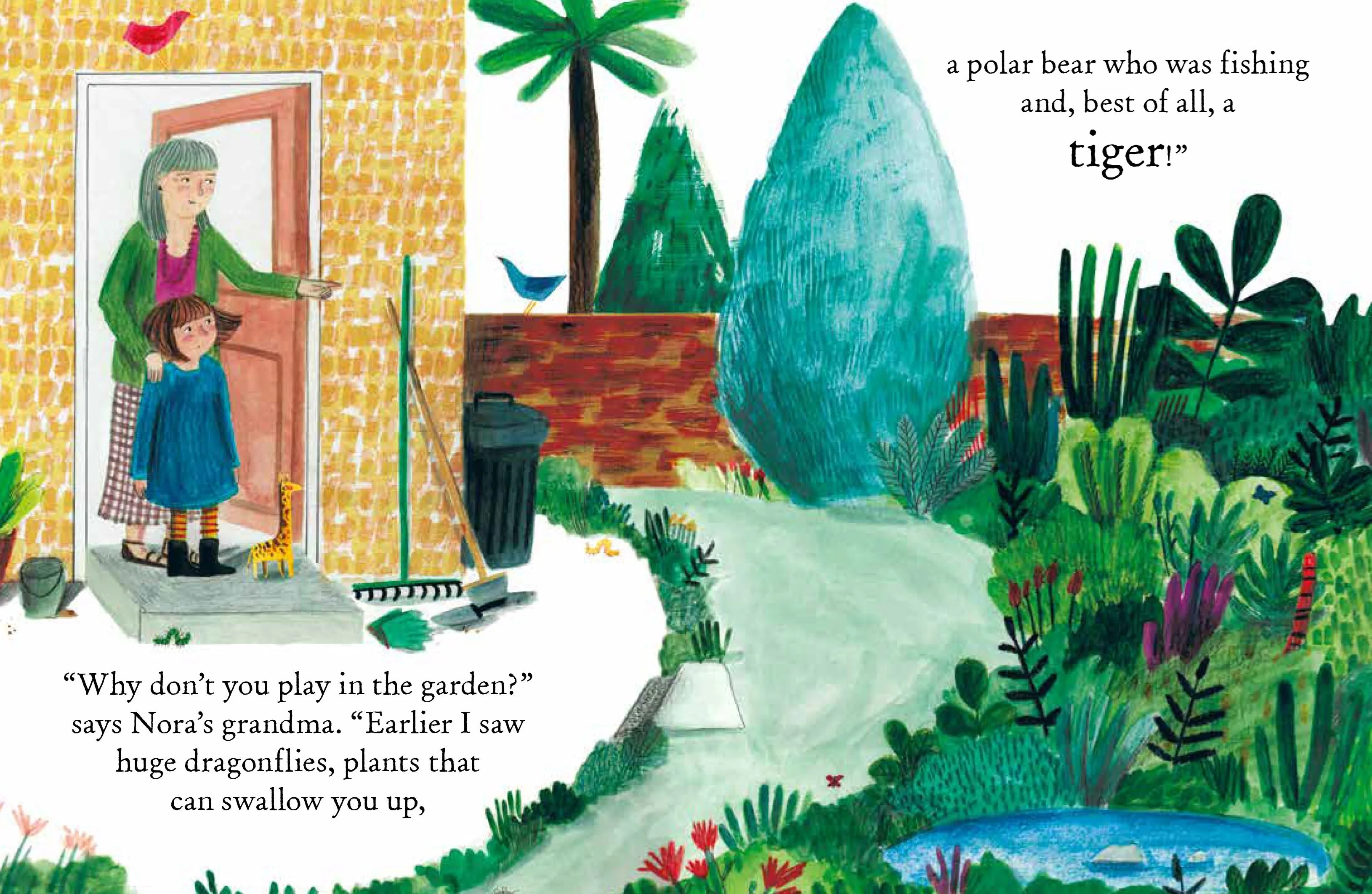 Book - There's A Tiger In The Garden