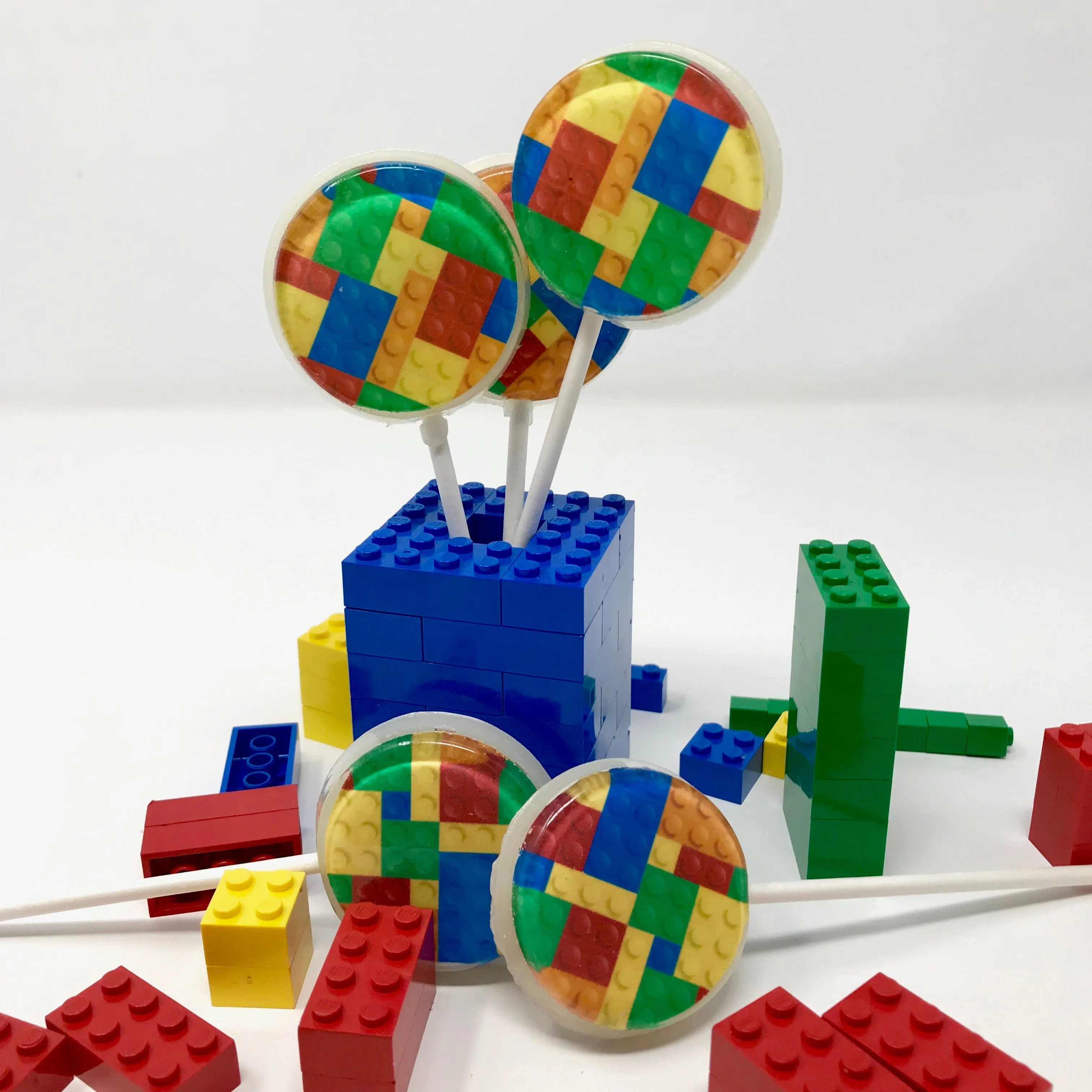 Building Block Lollipops 5-piece set by I Want Candy!