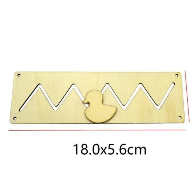 Children Busy Board Accessories Wood DIY Toy Montessori Material Early Education Activity Toddler Toys For Basic Skills Learning