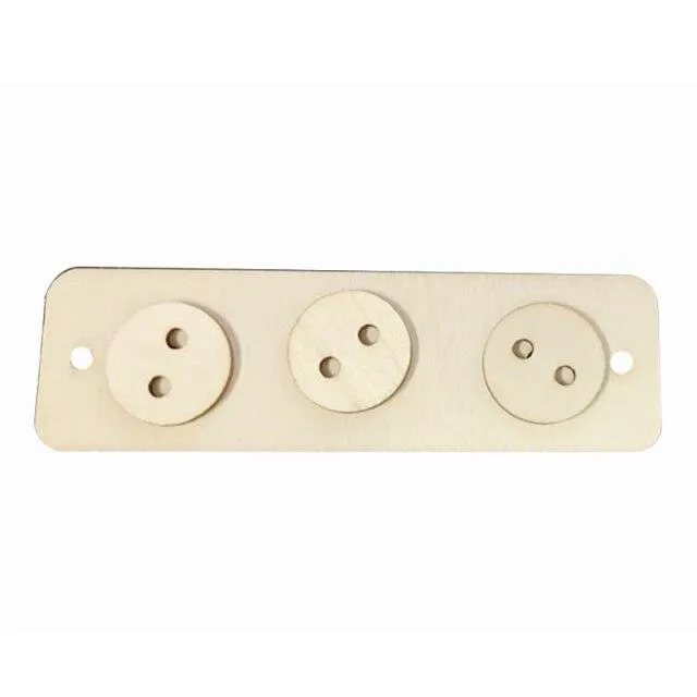Children Busy Board Accessories Wood DIY Toy Montessori Material Early Education Activity Toddler Toys For Basic Skills Learning
