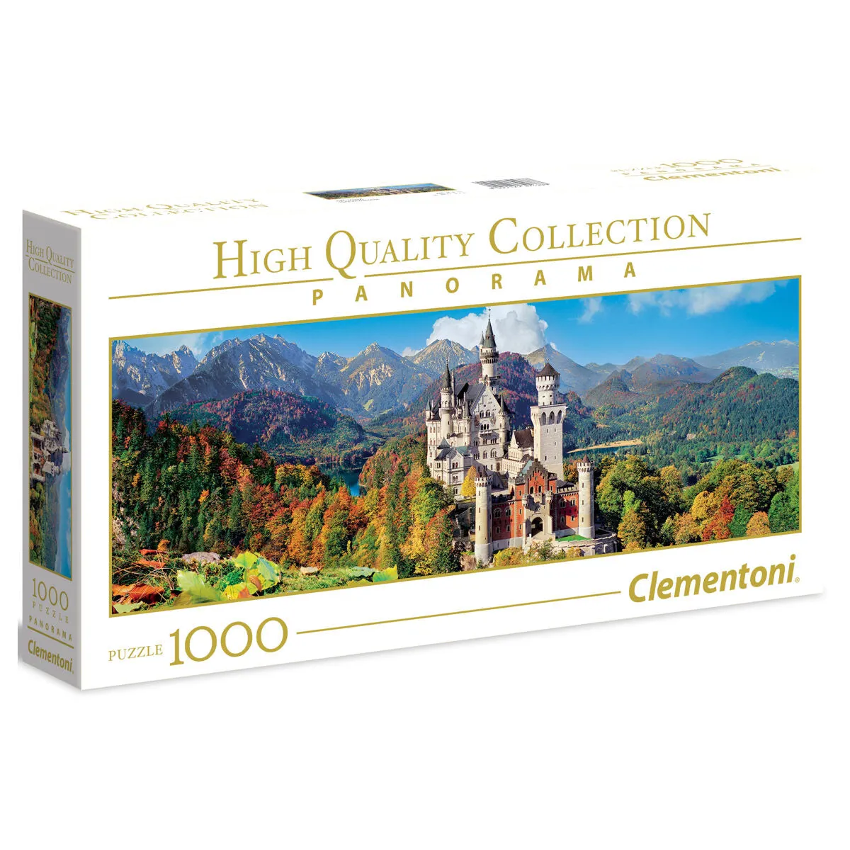 Clementoni Neuschwanstein Castle Panorama 1000 Piece Jigsaw Puzzle
