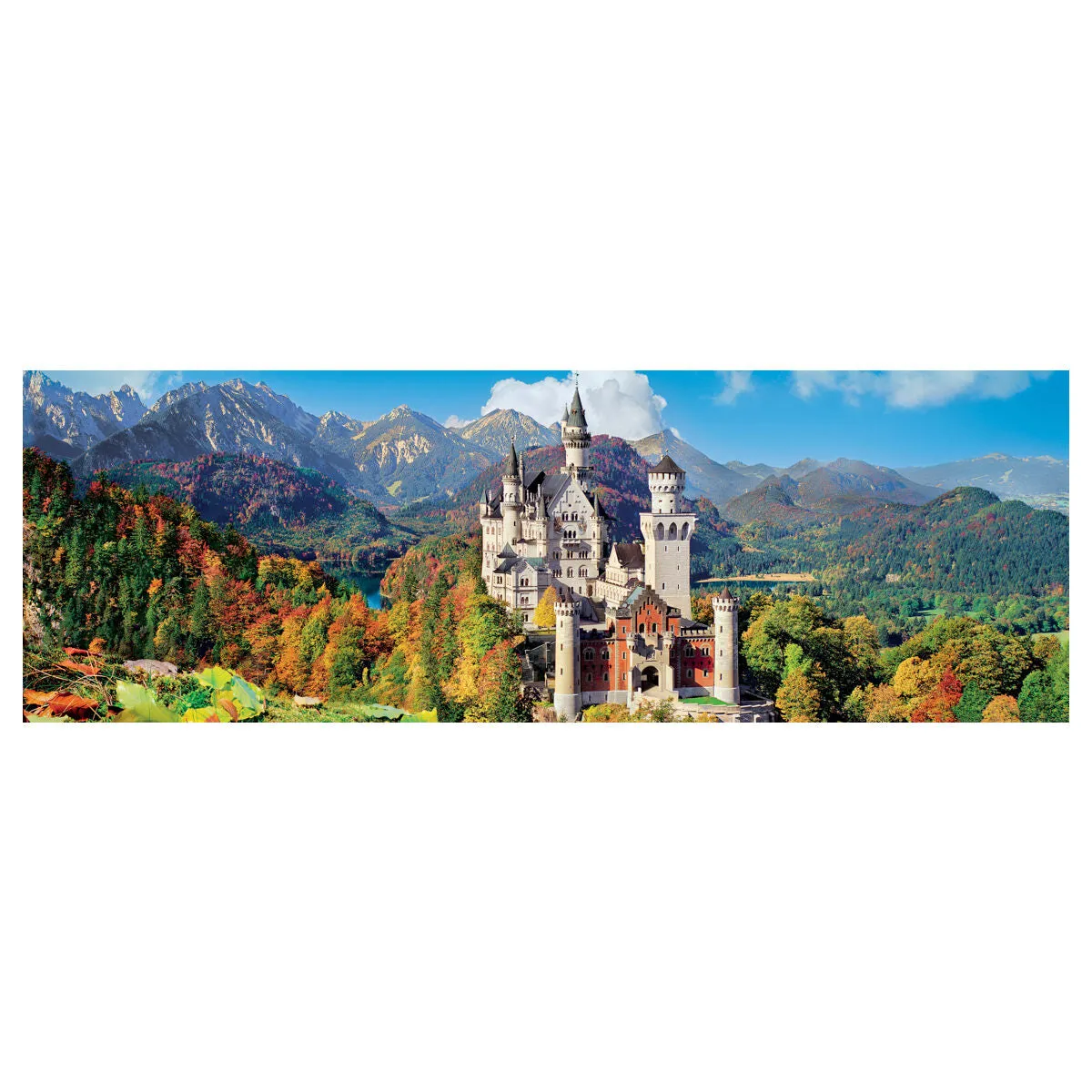 Clementoni Neuschwanstein Castle Panorama 1000 Piece Jigsaw Puzzle