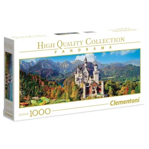 Clementoni Neuschwanstein Castle Panorama 1000 Piece Jigsaw Puzzle