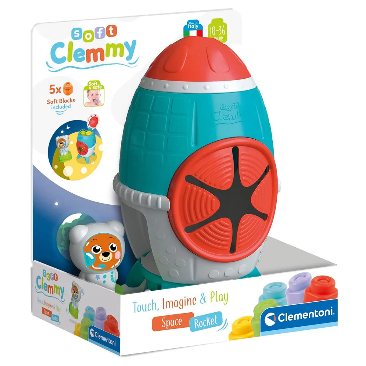 Clementoni Soft Clemmy Space Rocket
