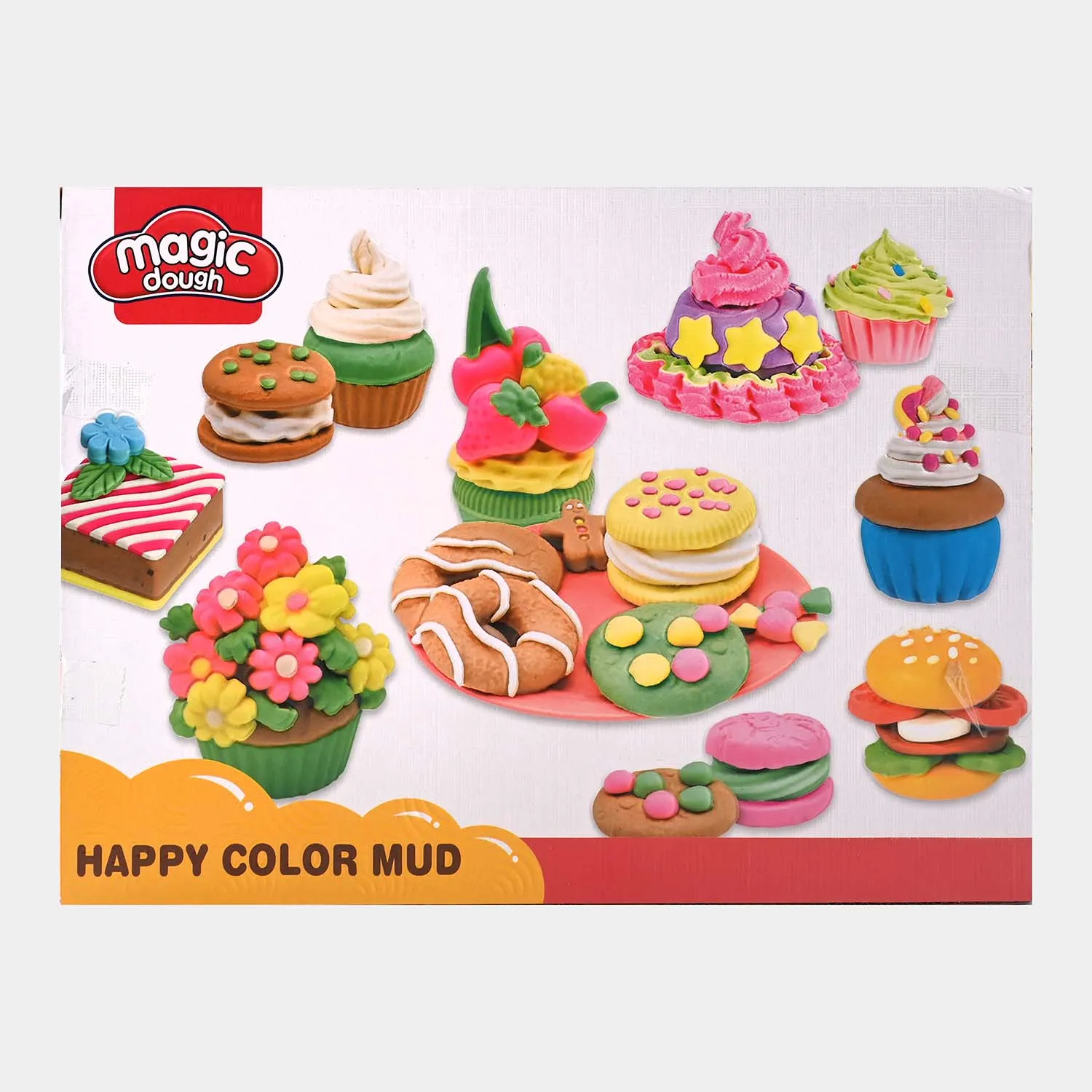Color Mud Dessert Mold Play Set For Kids