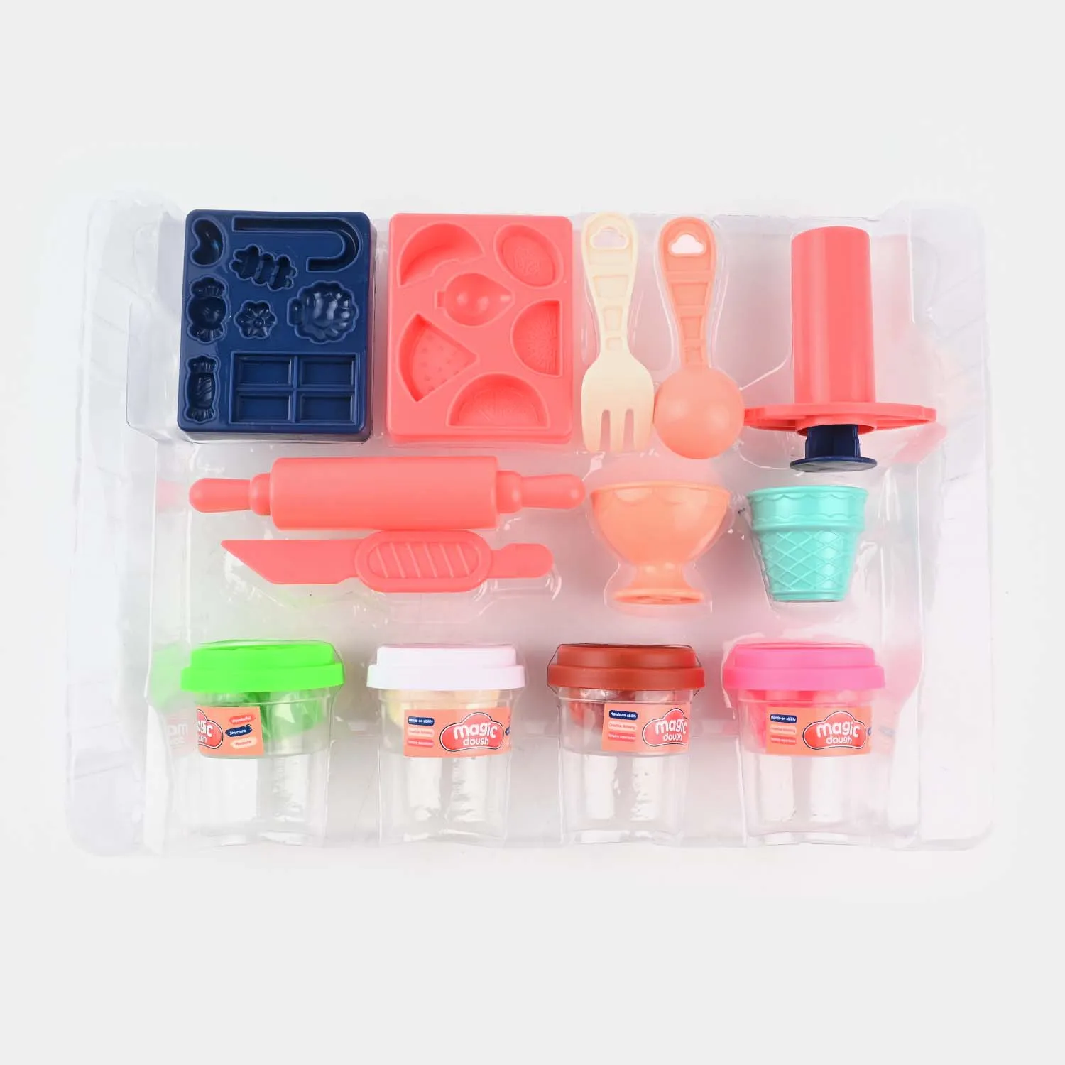 Color Mud Dessert Mold Play Set For Kids