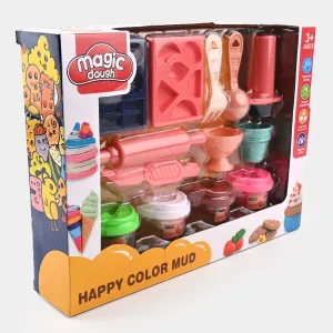 Color Mud Dessert Mold Play Set For Kids