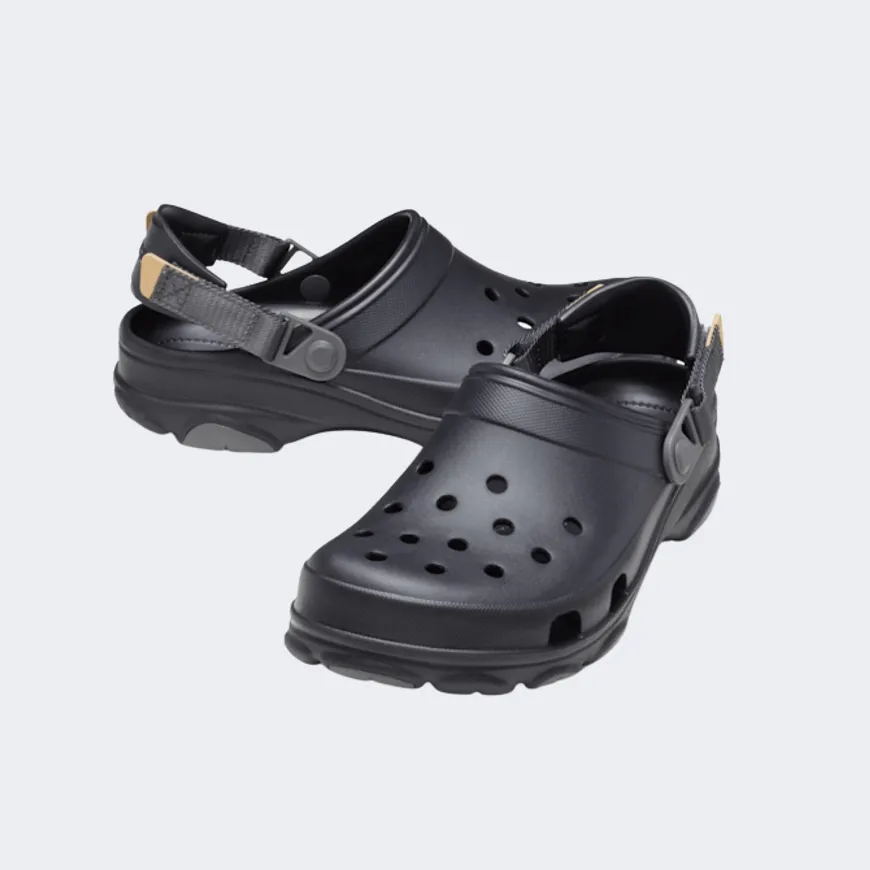 Crocs Classic All-Terrain Clog Unisex Lifestyle Slippers Black