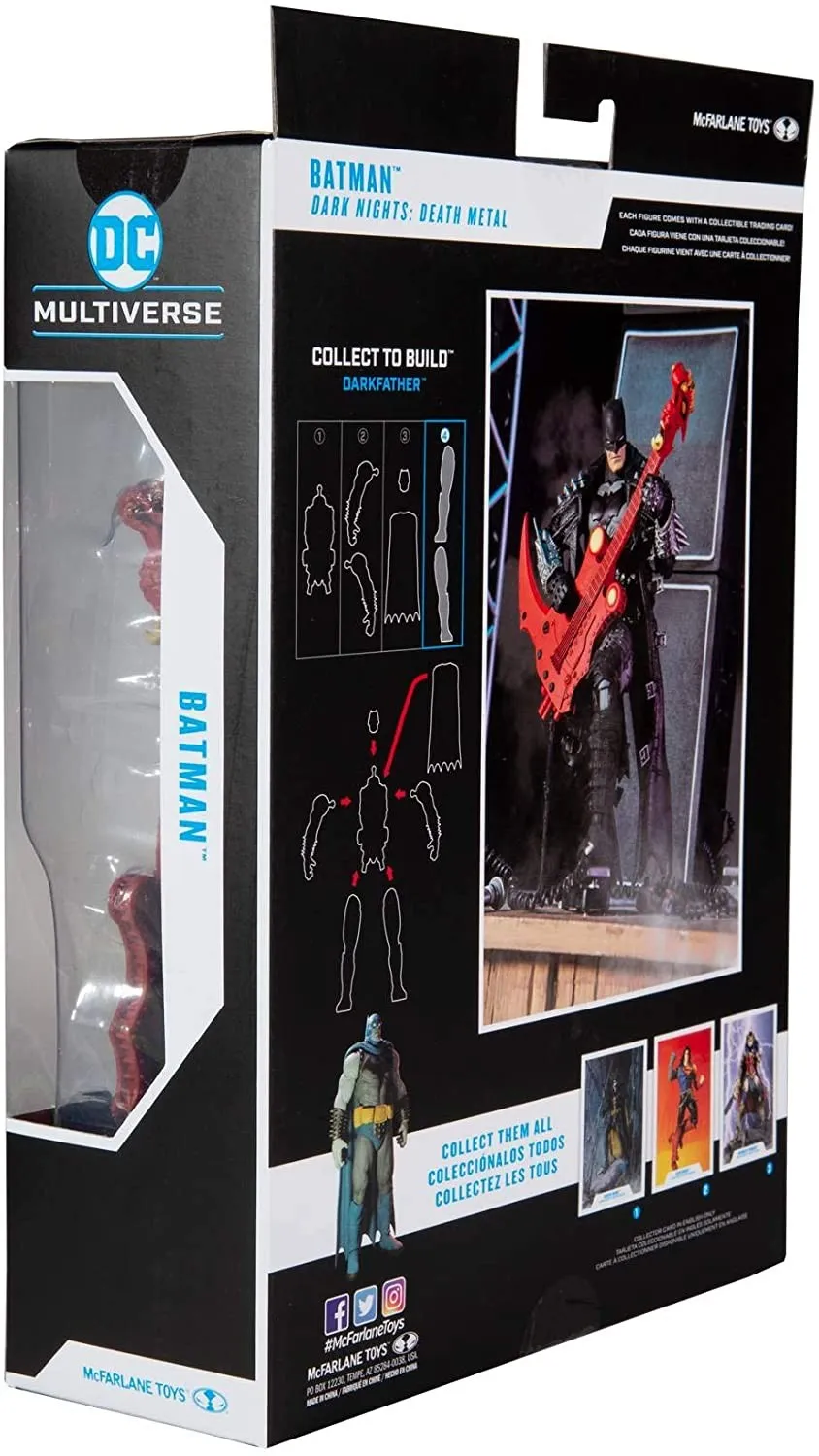 DC Multiverse Death Metal Batman 2 7" Inch Action Figure with Build a Figure for 'Darkfather' Figure (BAF) - McFarlane Toys