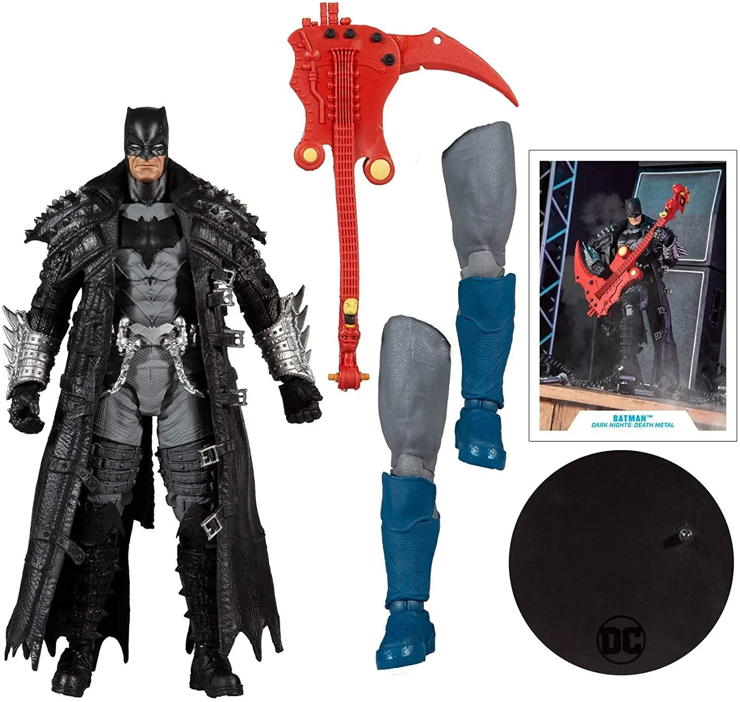DC Multiverse Death Metal Batman 2 7" Inch Action Figure with Build a Figure for 'Darkfather' Figure (BAF) - McFarlane Toys