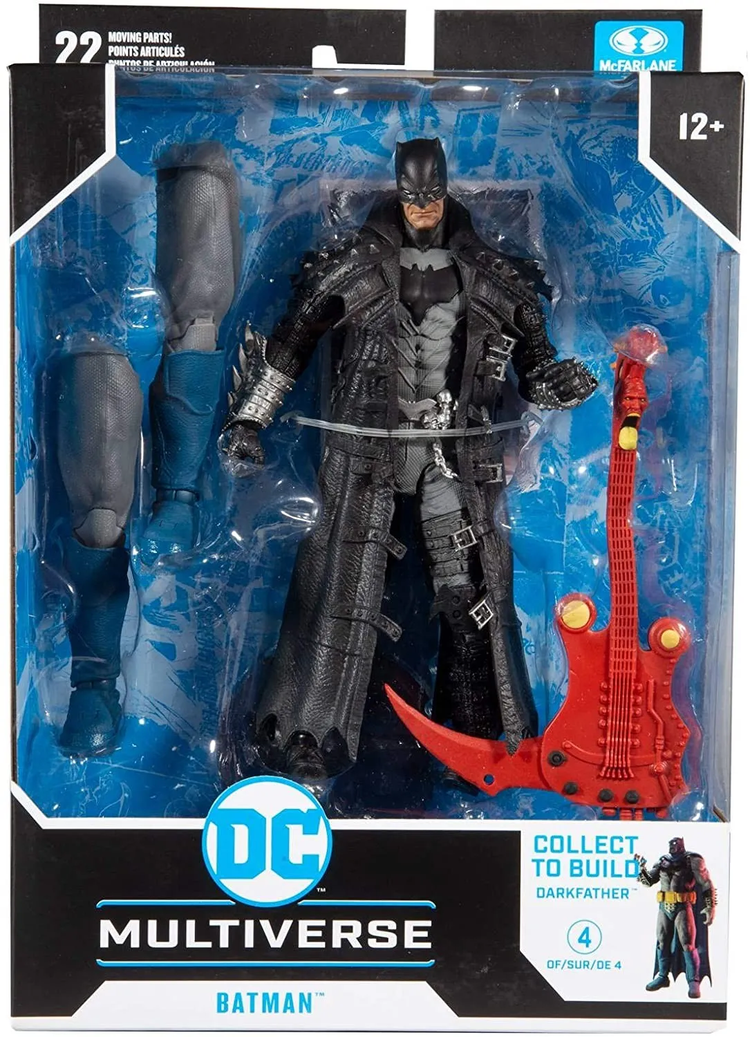 DC Multiverse Death Metal Batman 2 7" Inch Action Figure with Build a Figure for 'Darkfather' Figure (BAF) - McFarlane Toys
