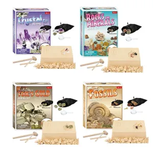 Digging Up Fossils Toy Set Pretend To Be Archaeological Excavation Science Exploration Treasure Gems Mining Kit Assembly Gifts