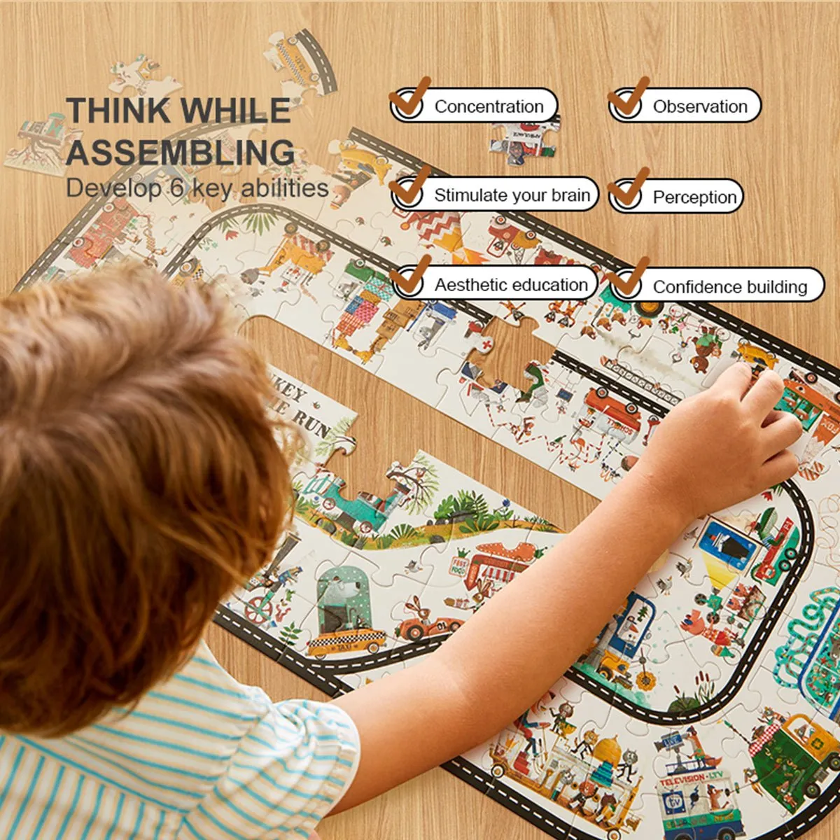 Dinosaur Age 104pcs Puzzle Gift Box