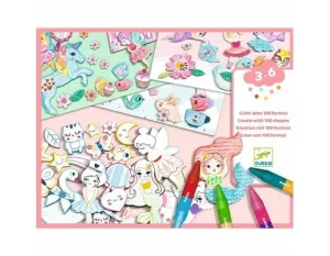 Djeco Create With Shapes - A World To Create Girls