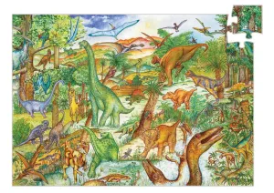 Djeco Observation Dinosaurs 100pc Puzzle