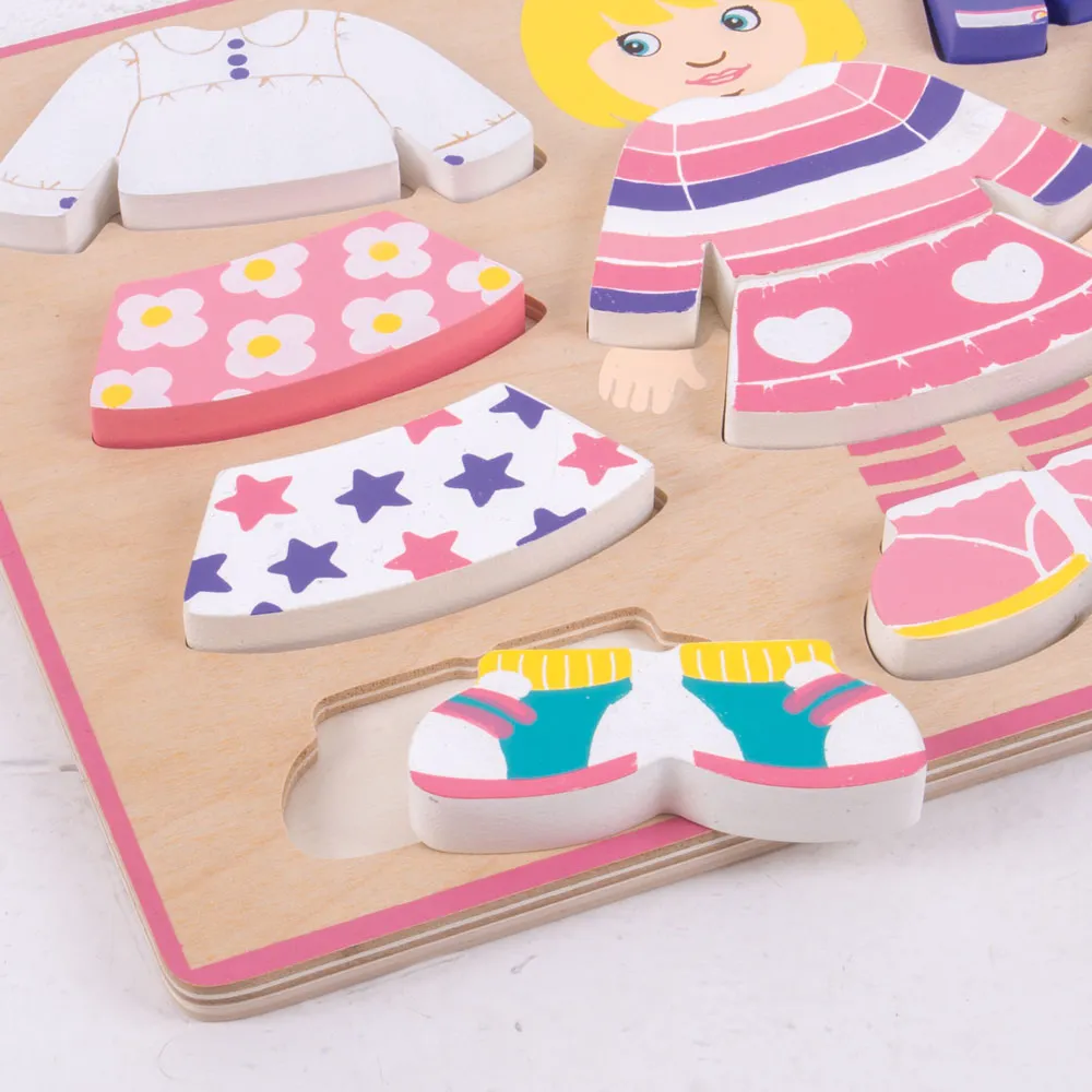 Dressing Girl Puzzle By Bigjigs Toys Us