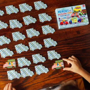 eeBoo Trucks & a Bus Little Memory & Matching Game