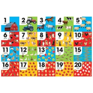 Farm Number Floor Puzzle