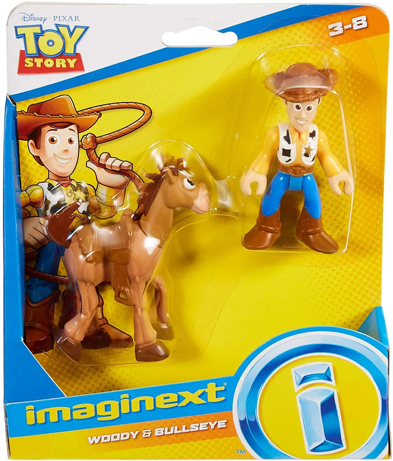 Fisher-Price Imaginext Toy Story Woody & Bullseye Figures