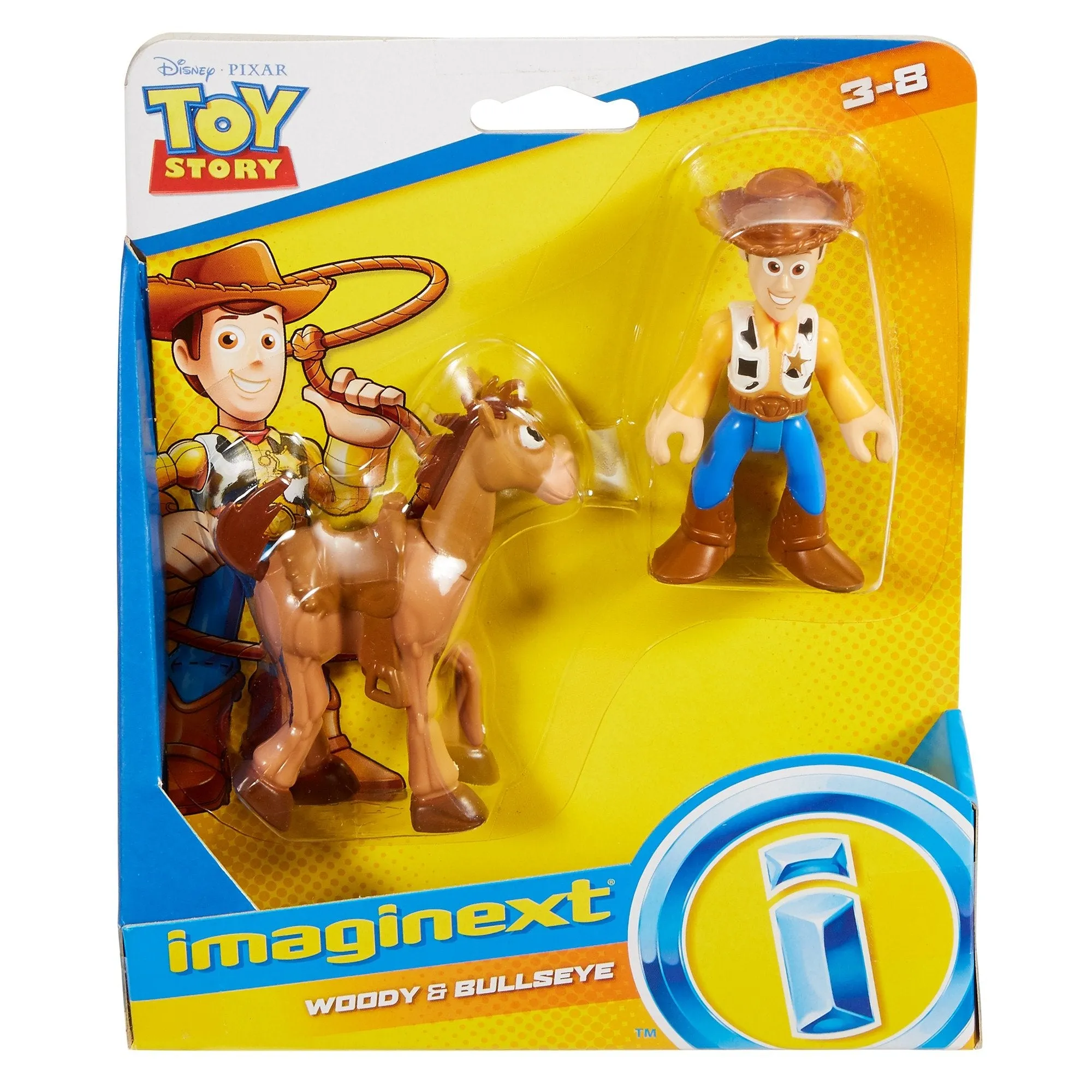 Fisher-Price Imaginext Toy Story Woody & Bullseye Figures