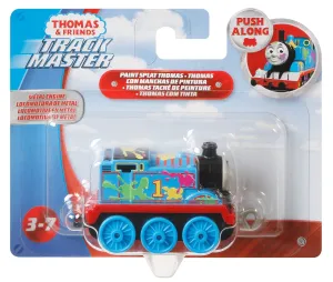 Fisher-Price Thomas & Friends Trackmaster Push Along Small Engine Paint Splat Thomas