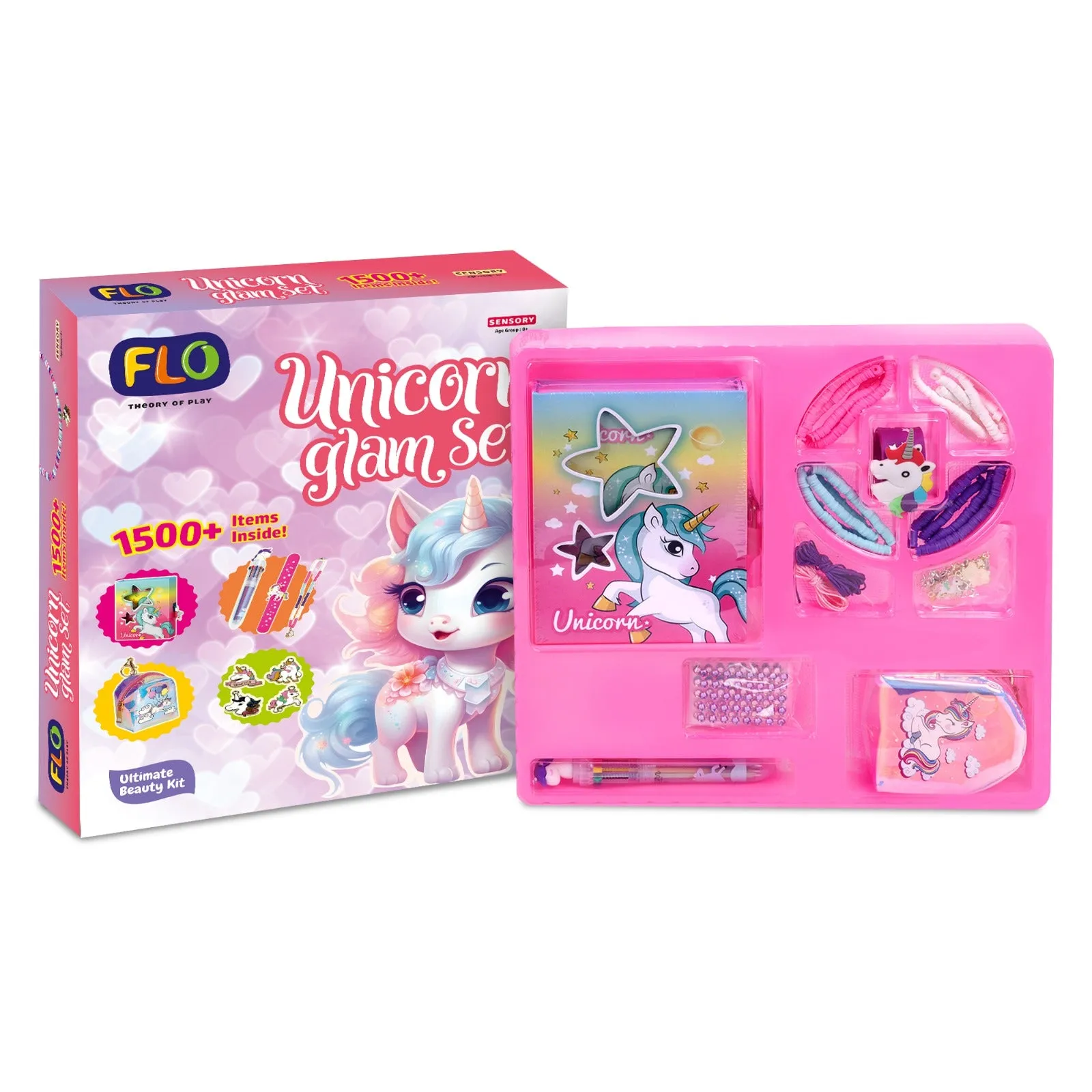 FLO Toys Unicorn Glam Set For Kids Ages 8 
