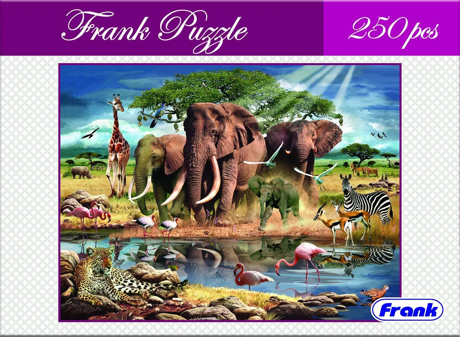 Frank  In Africa 250 Pieces Jigsaw Puzzle For 8 Year Old Kids And Above