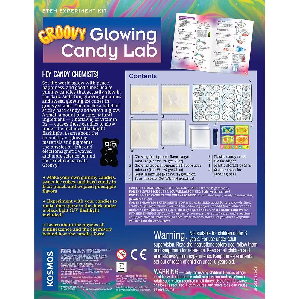 Groovy Glowing Candy Lab